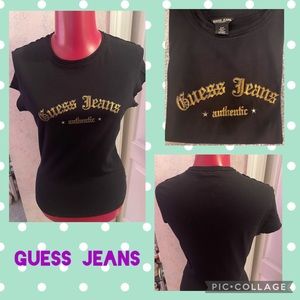 Vintage 2000s graphic Guess Jeans short sleeve T-shirt M